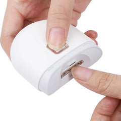 Electric Automatic Nail Clippers With Light Trimmer