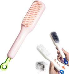 Self Cleaning Telescopic Hair Brush – Anti Static & Tangle Free